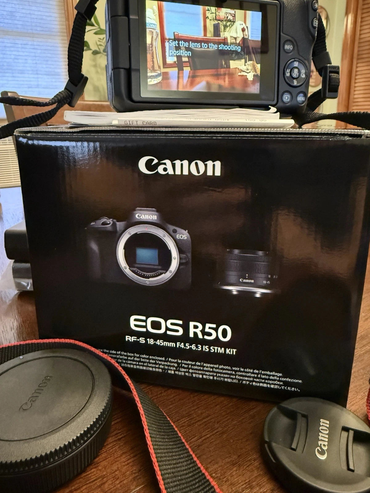 Canon EOS R50 Camera Black- EXCELLENT CONDITION