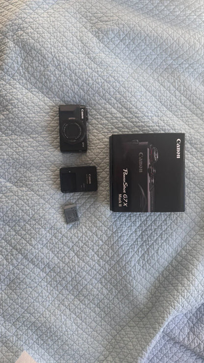 Canon PowerShot G7 X Mark ll 20.1MP Compact Camera - Black