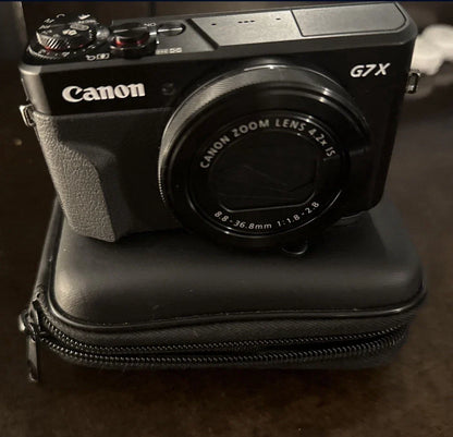 Canon PowerShot G7 X Mark ll 20.1 MP Compact Digital Camera - Black