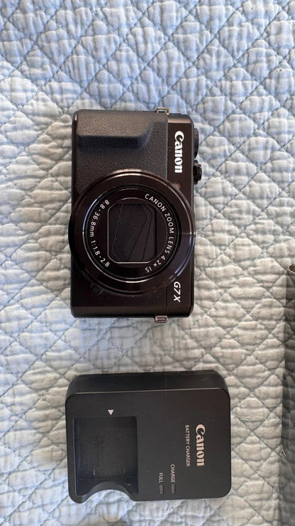 Canon PowerShot G7 X Mark ll 20.1MP Compact Camera - Black