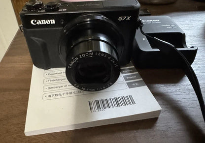 Canon PowerShot G7 X Mark II 20.1MP Compact Camera - Black