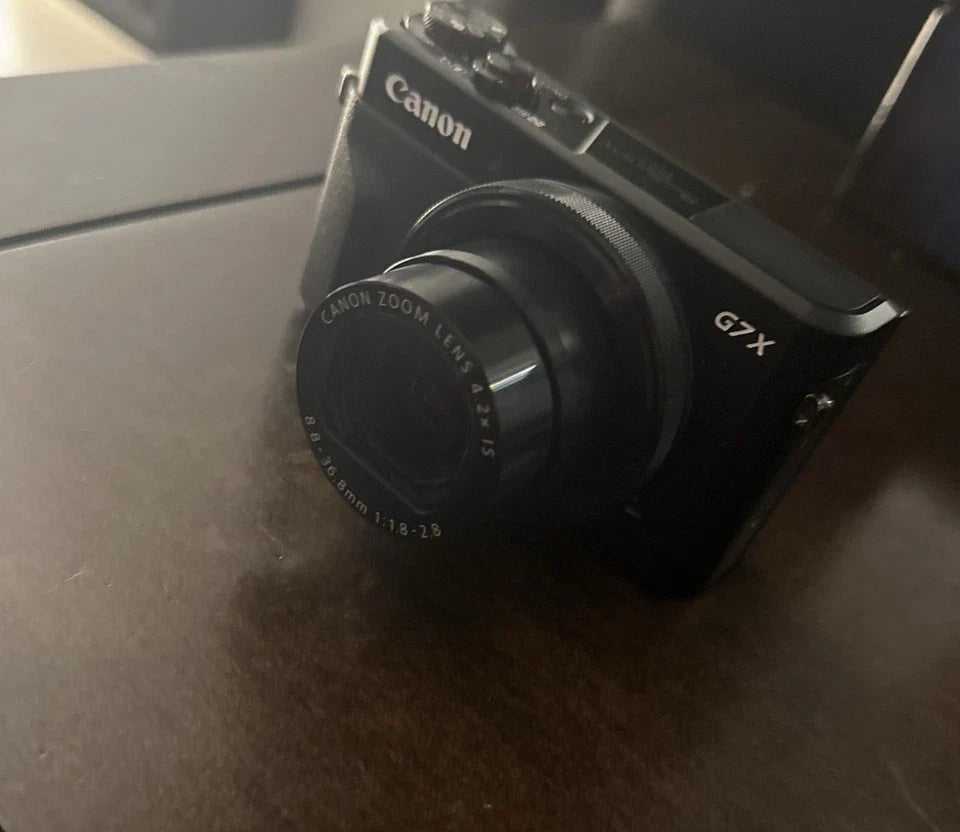 Canon PowerShot G7 X Mark ll 20.1 MP Compact Digital Camera - Black